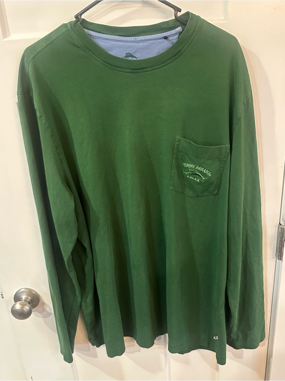 Tommy Bahama Relax Men’s Green Long Sleeve Pocket Tee Size XXL/TTG